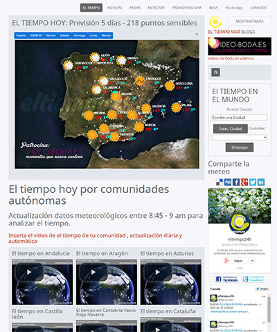 creación página web eltiempo24h